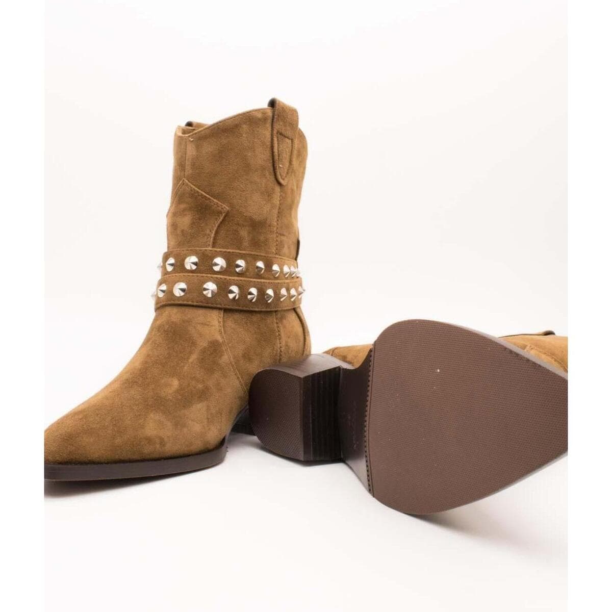 Women's Ankle Boots Zabba Difference Brown