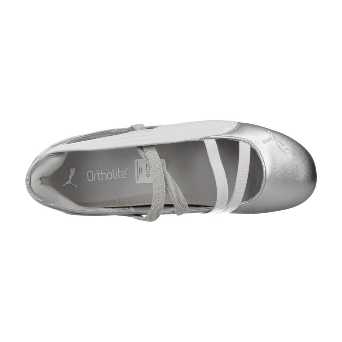 Women's Ballet Flats Puma Silver