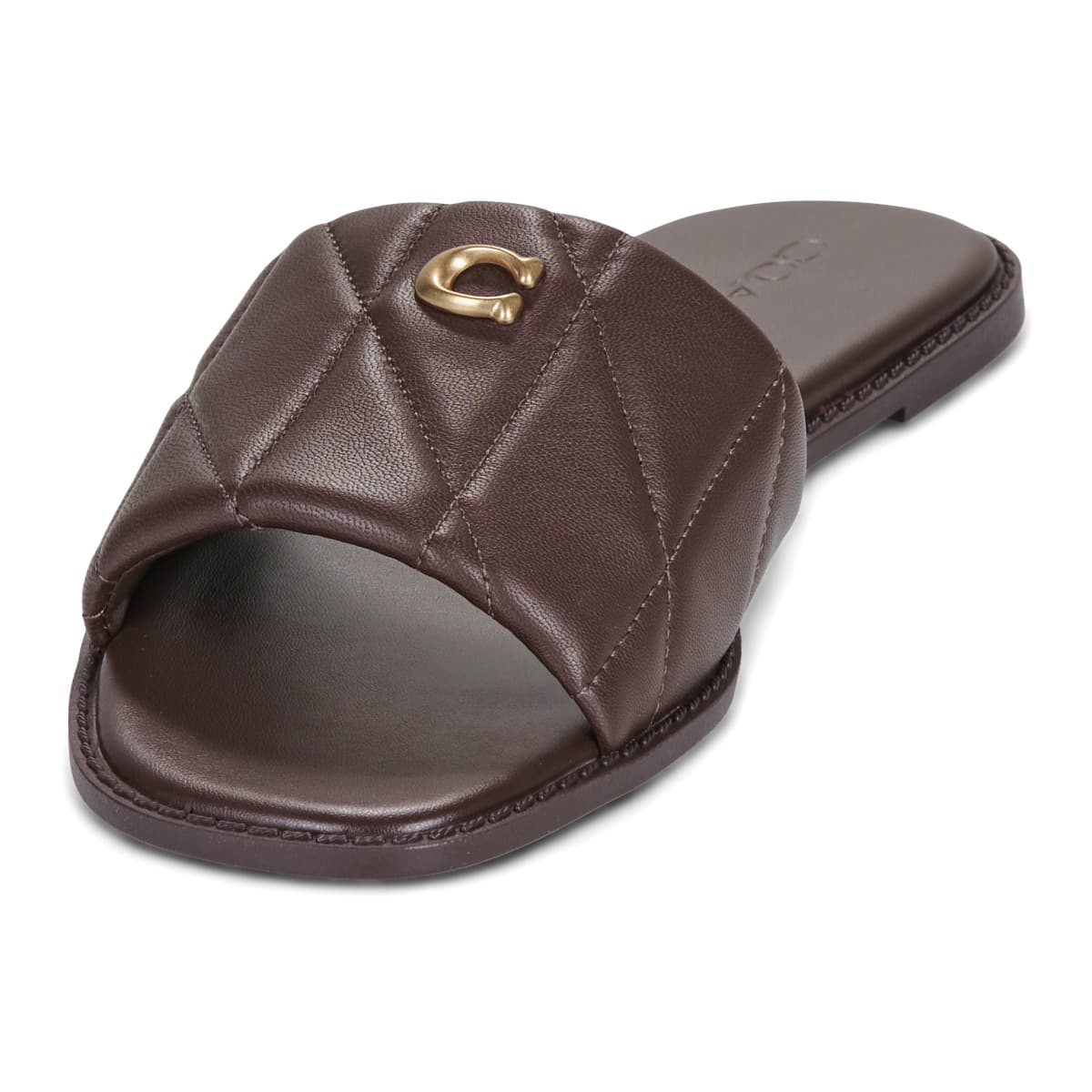 Women's Mules Coach Brown