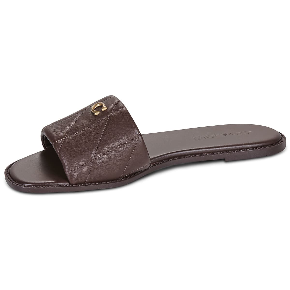 Women's Mules Coach Brown