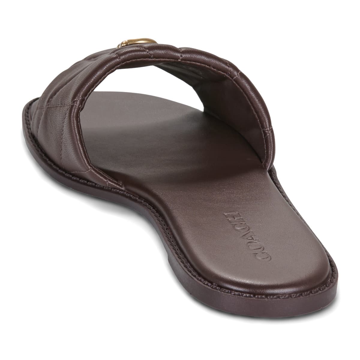 Women's Mules Coach Brown