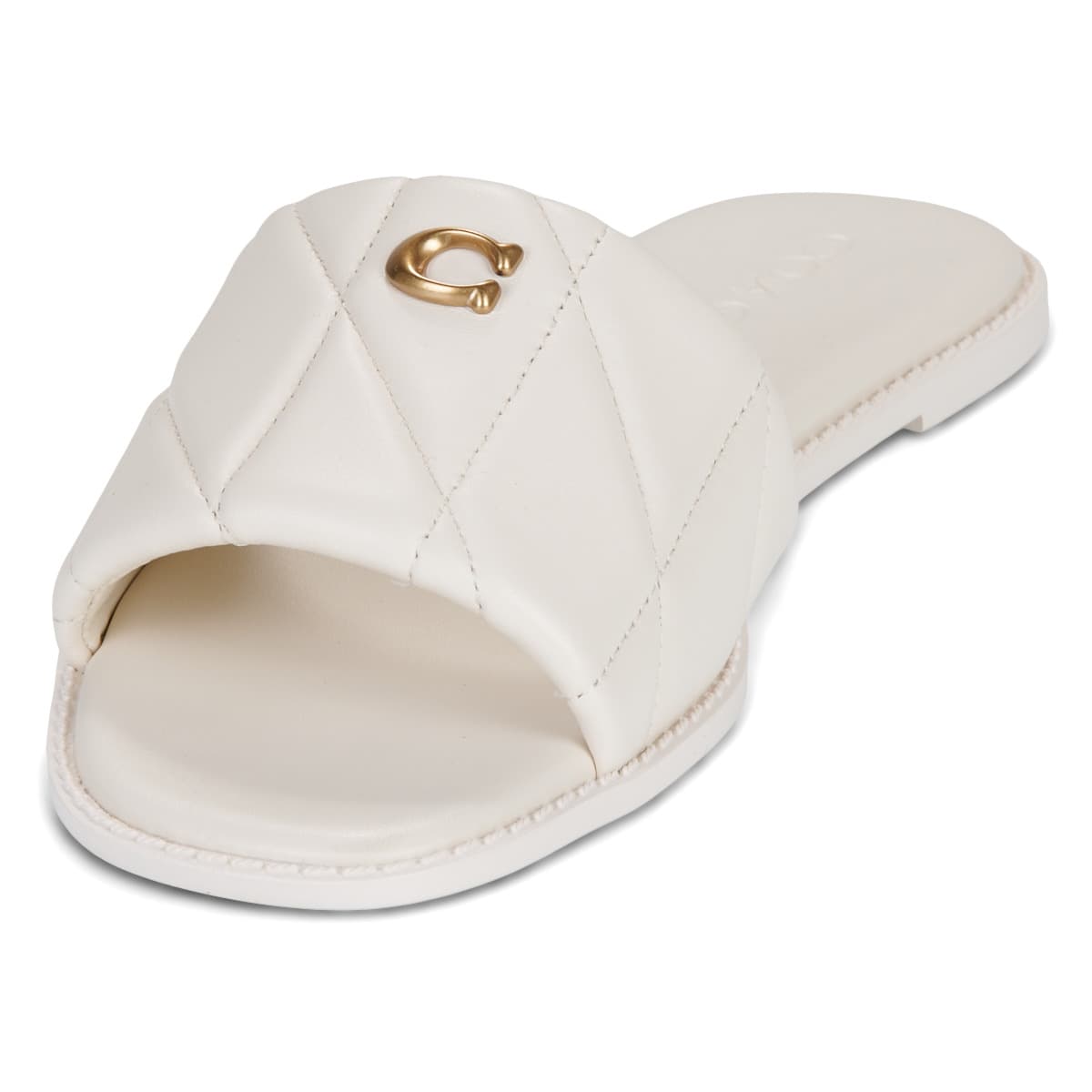 Women's Mules Coach White