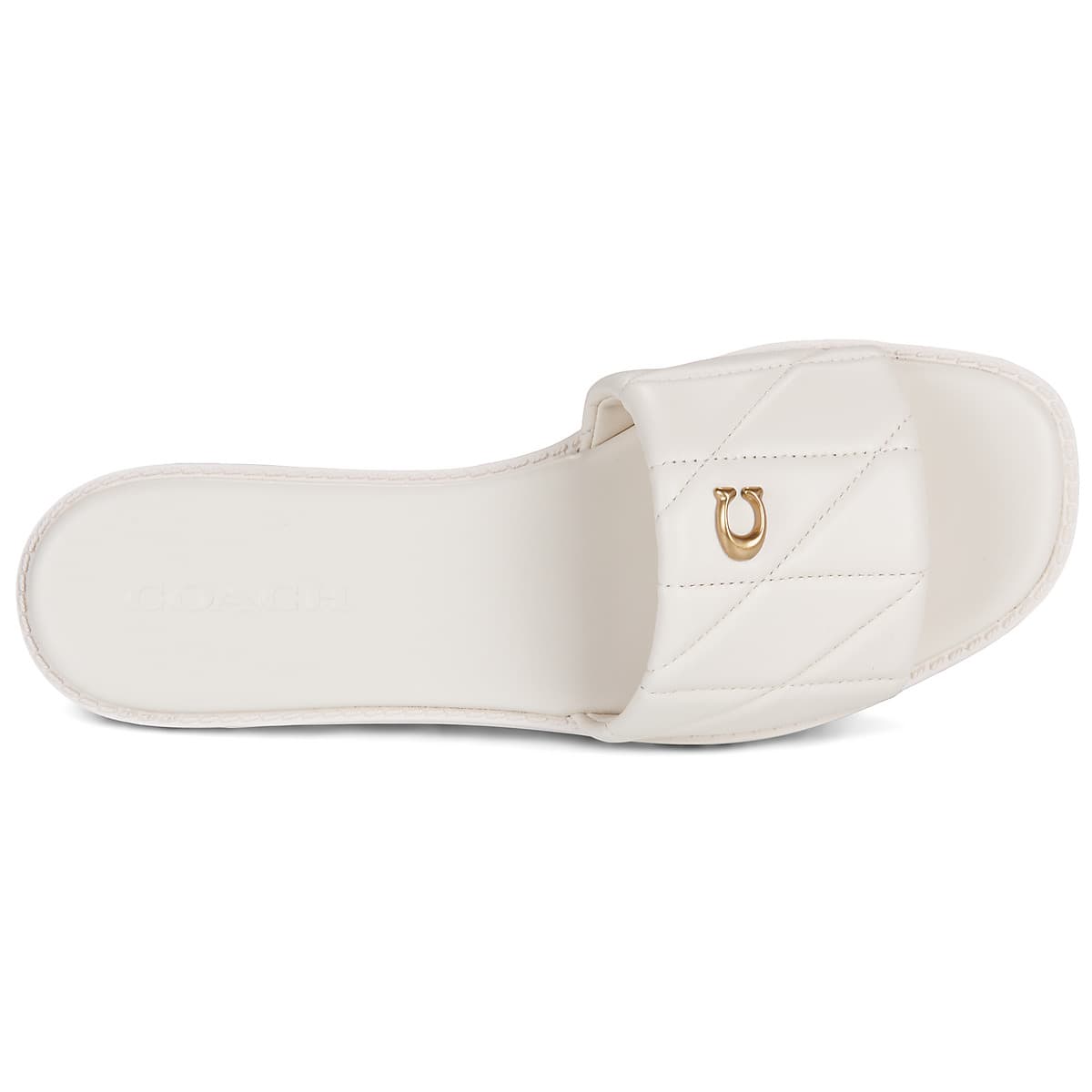 Women's Mules Coach White