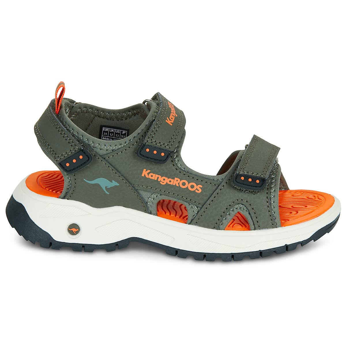 Boys' Sandals Kangaroos Khaki