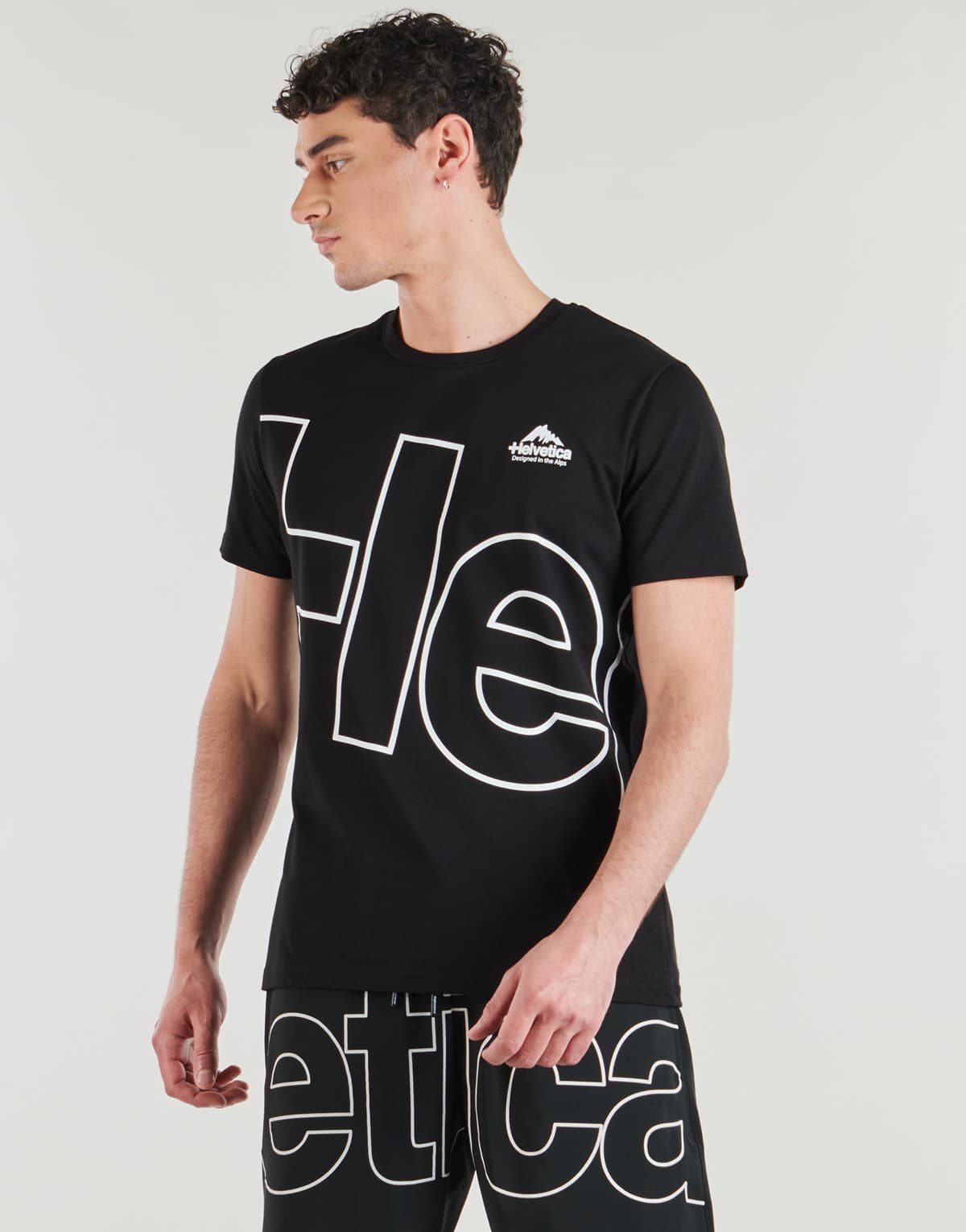 Men's T-Shirts Helvetica Black