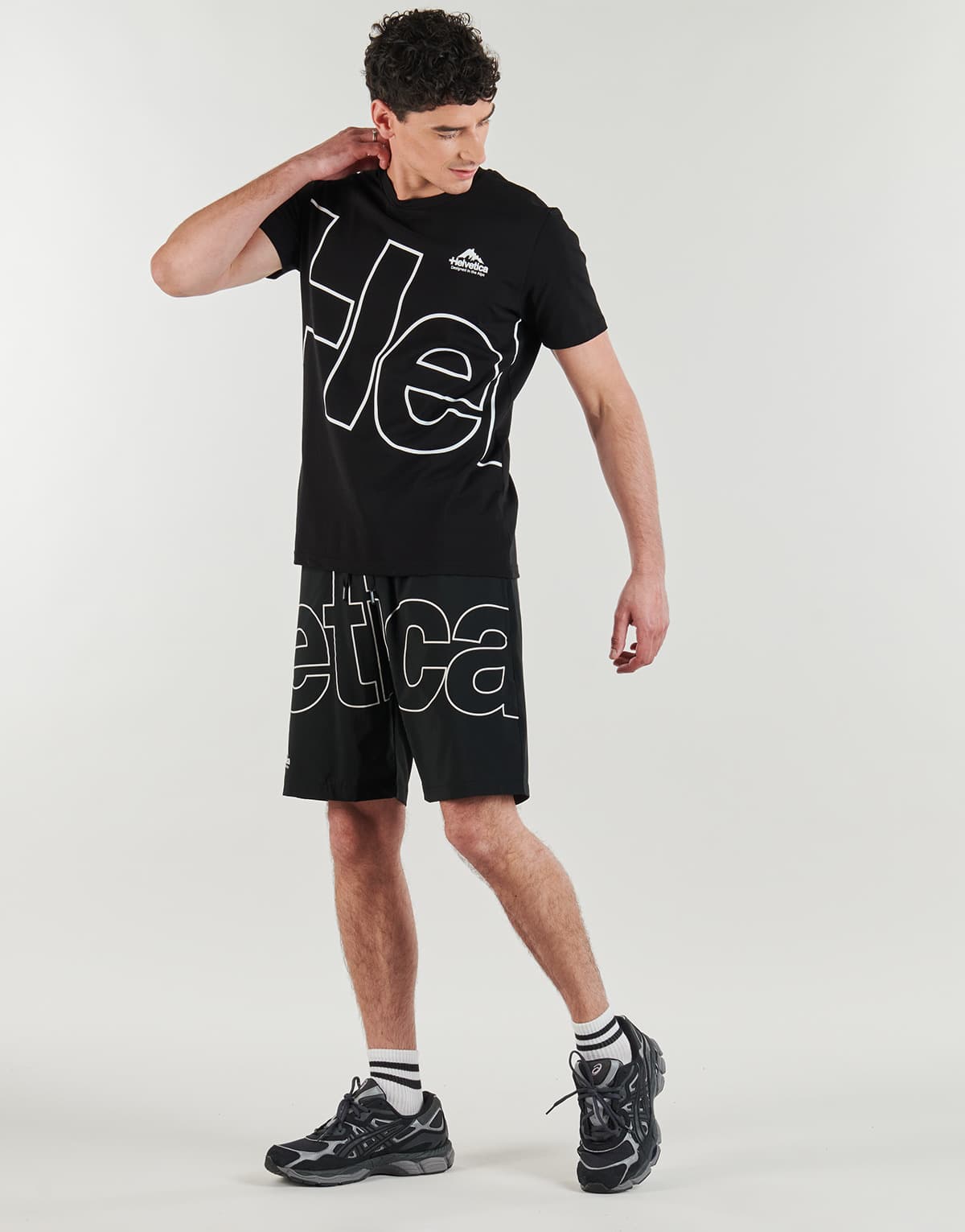 Men's T-Shirts Helvetica Black