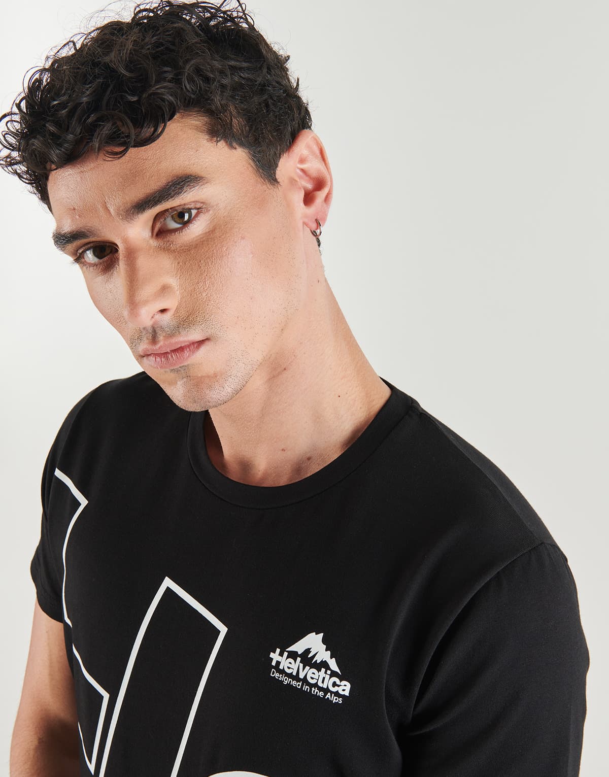 Men's T-Shirts Helvetica Black