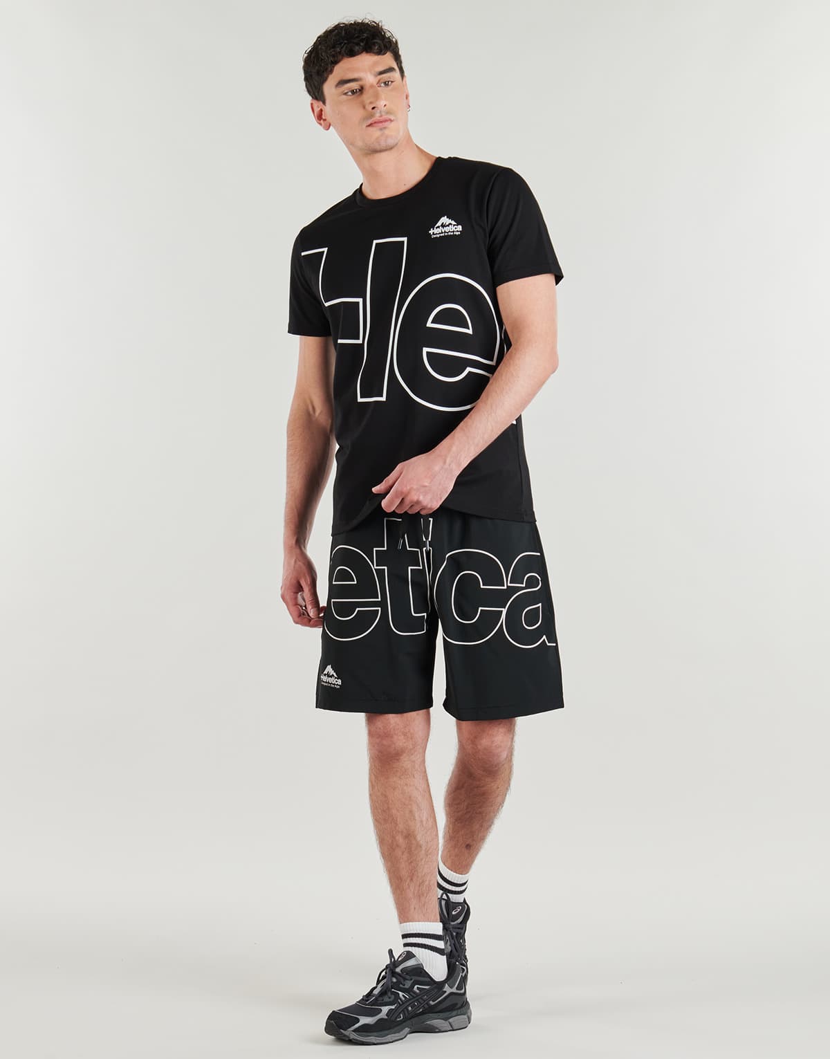 Men's Shorts Helvetica Black