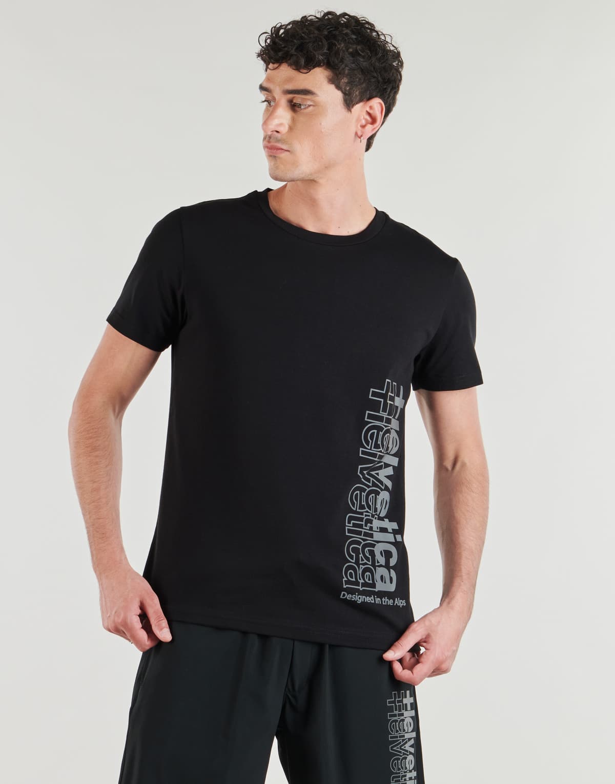 Men's T-Shirts Helvetica Black