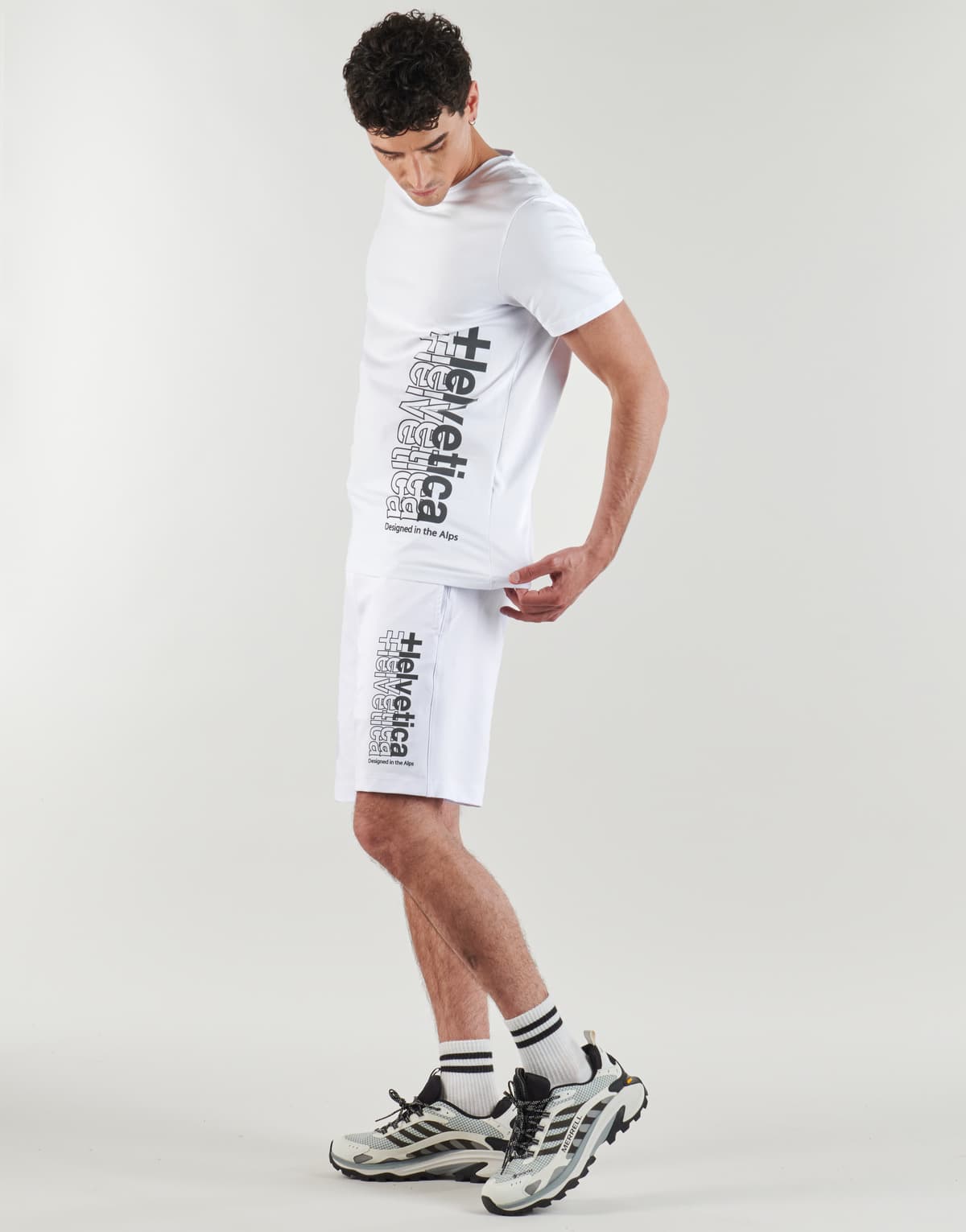 Men's T-Shirts Helvetica White