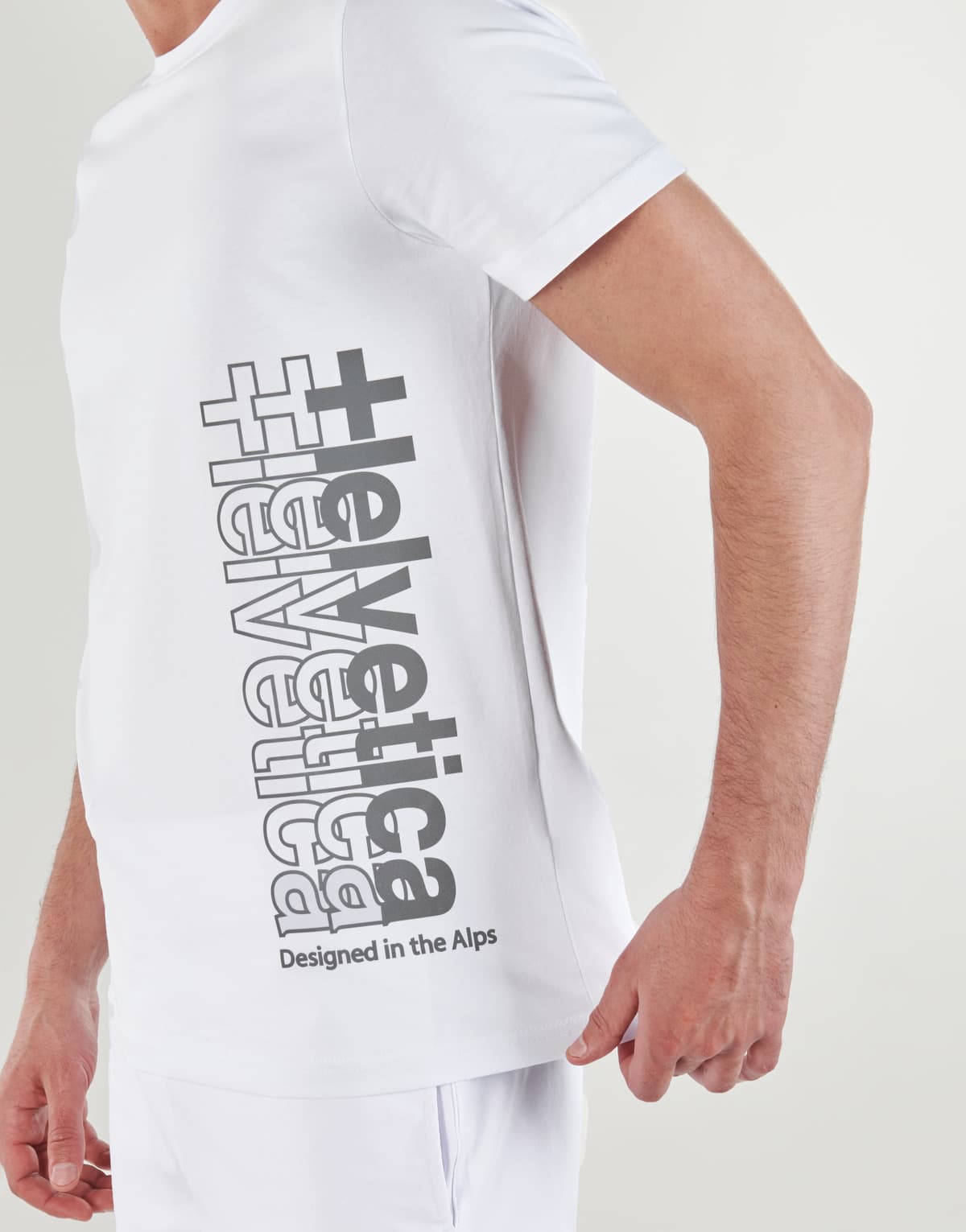 Men's T-Shirts Helvetica White