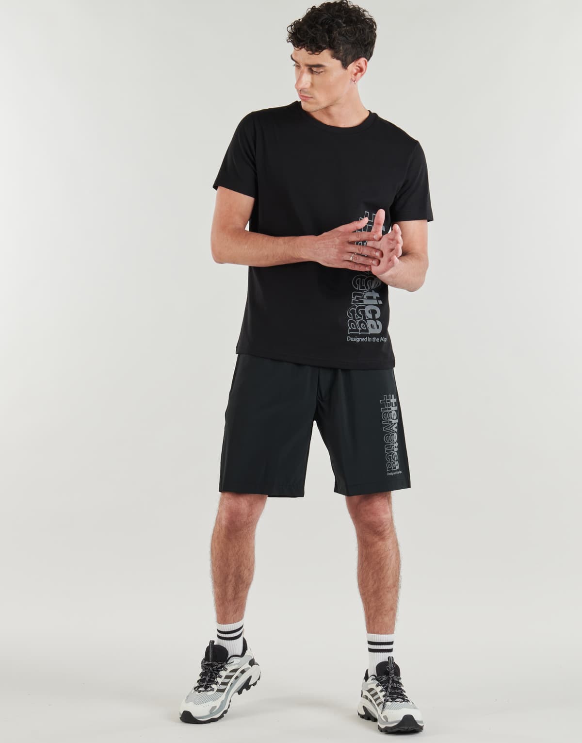 Men's Shorts Helvetica Black