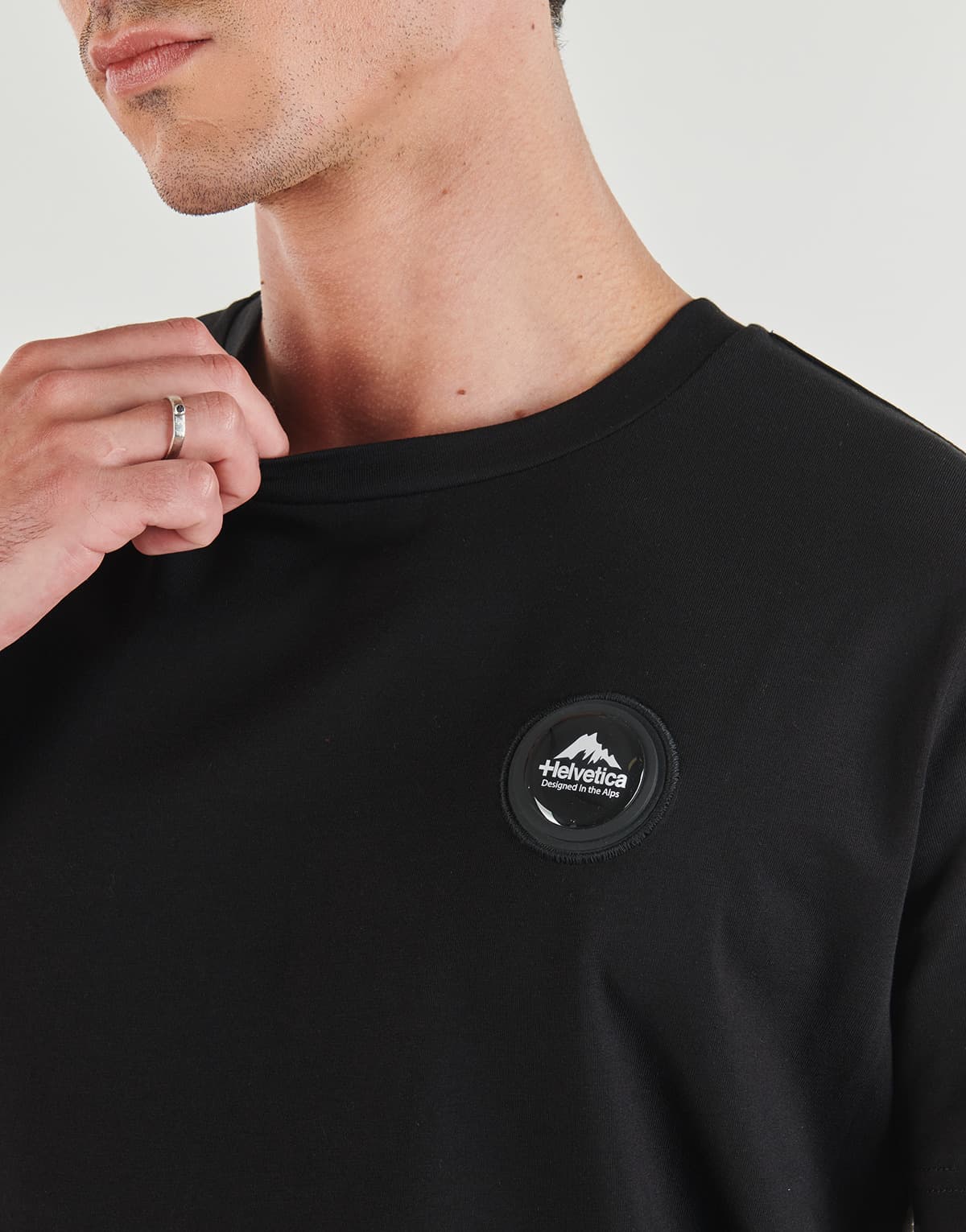 Men's T-Shirts Helvetica Black