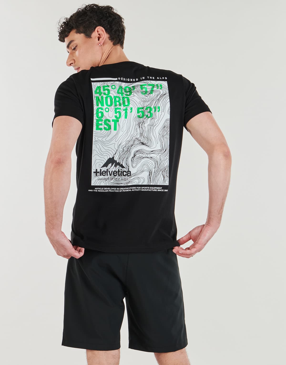 Men's T-Shirts Helvetica Black