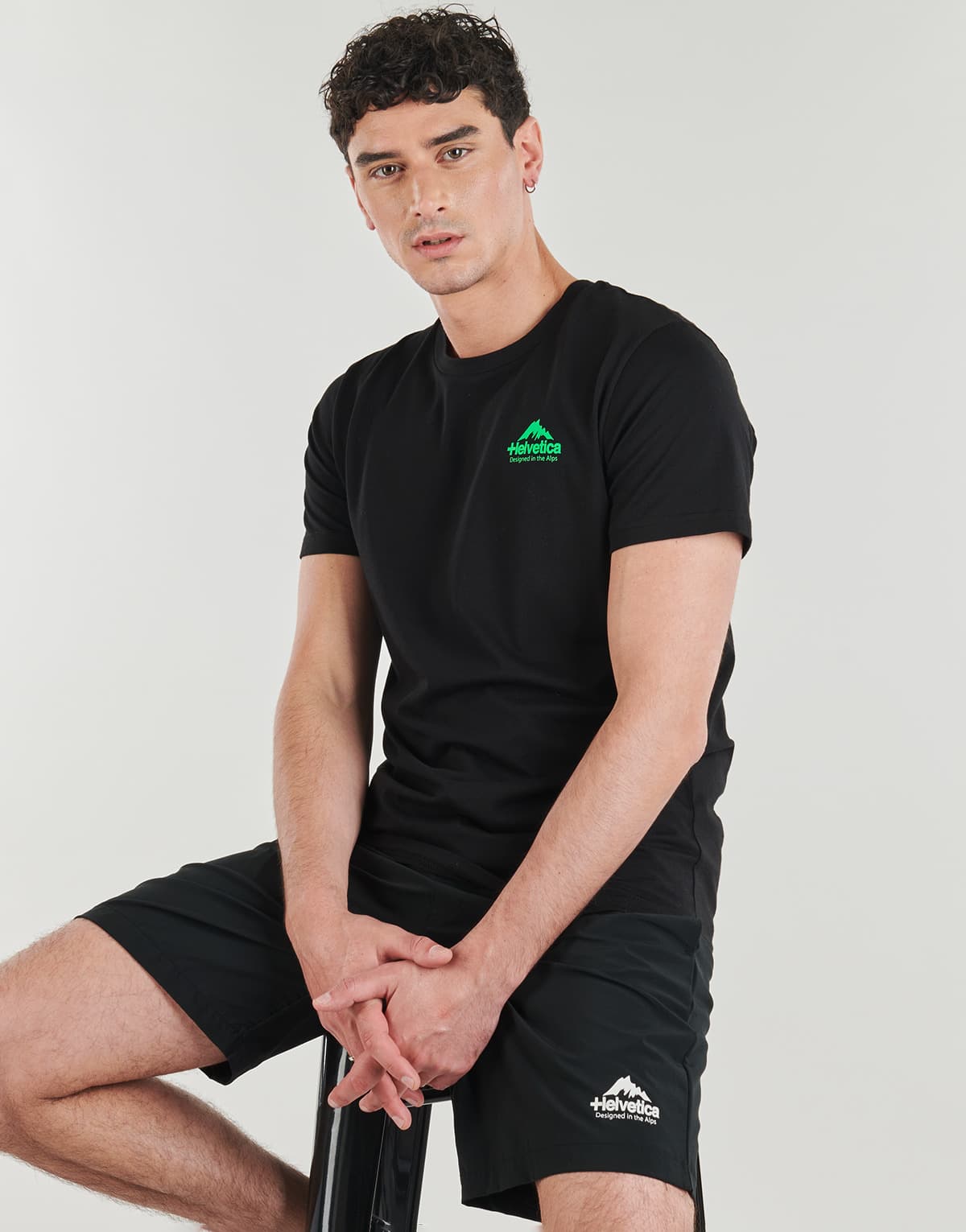 Men's T-Shirts Helvetica Black