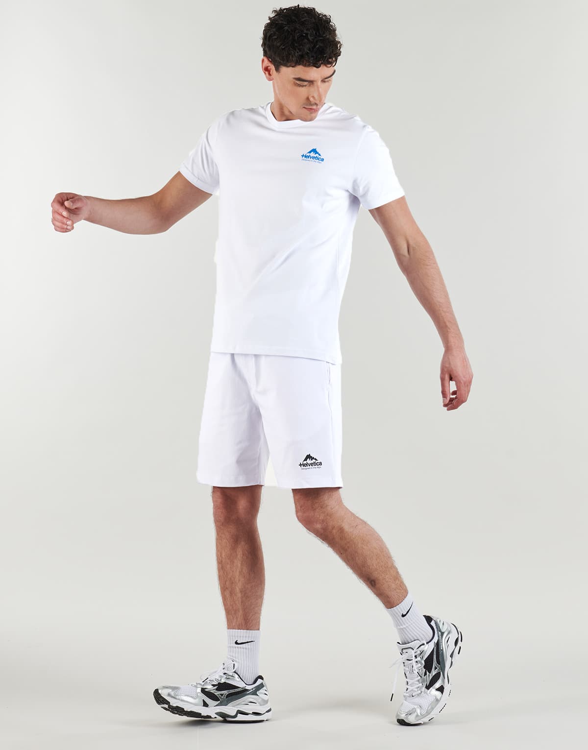 Men's Shorts Helvetica White