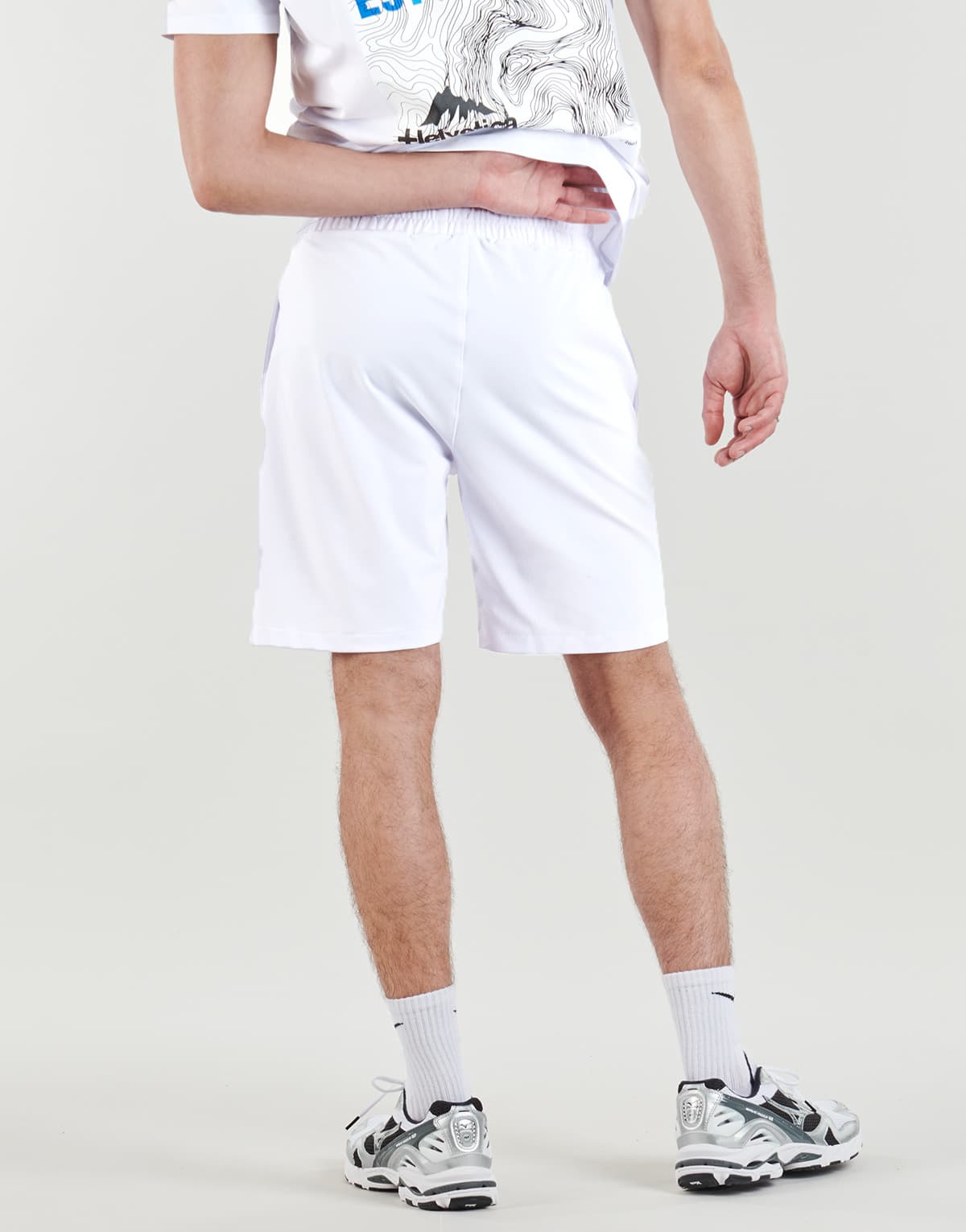 Men's Shorts Helvetica White