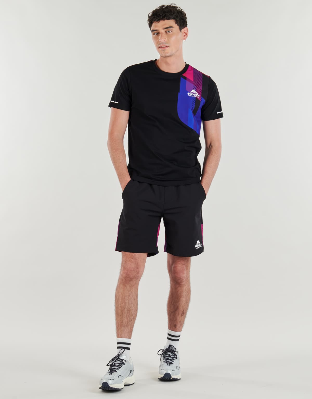 Men's Shorts Helvetica Black
