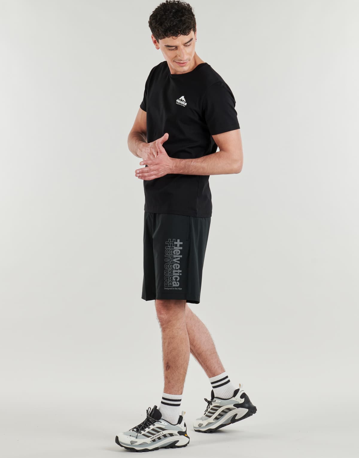 Men's T-Shirts Helvetica Black