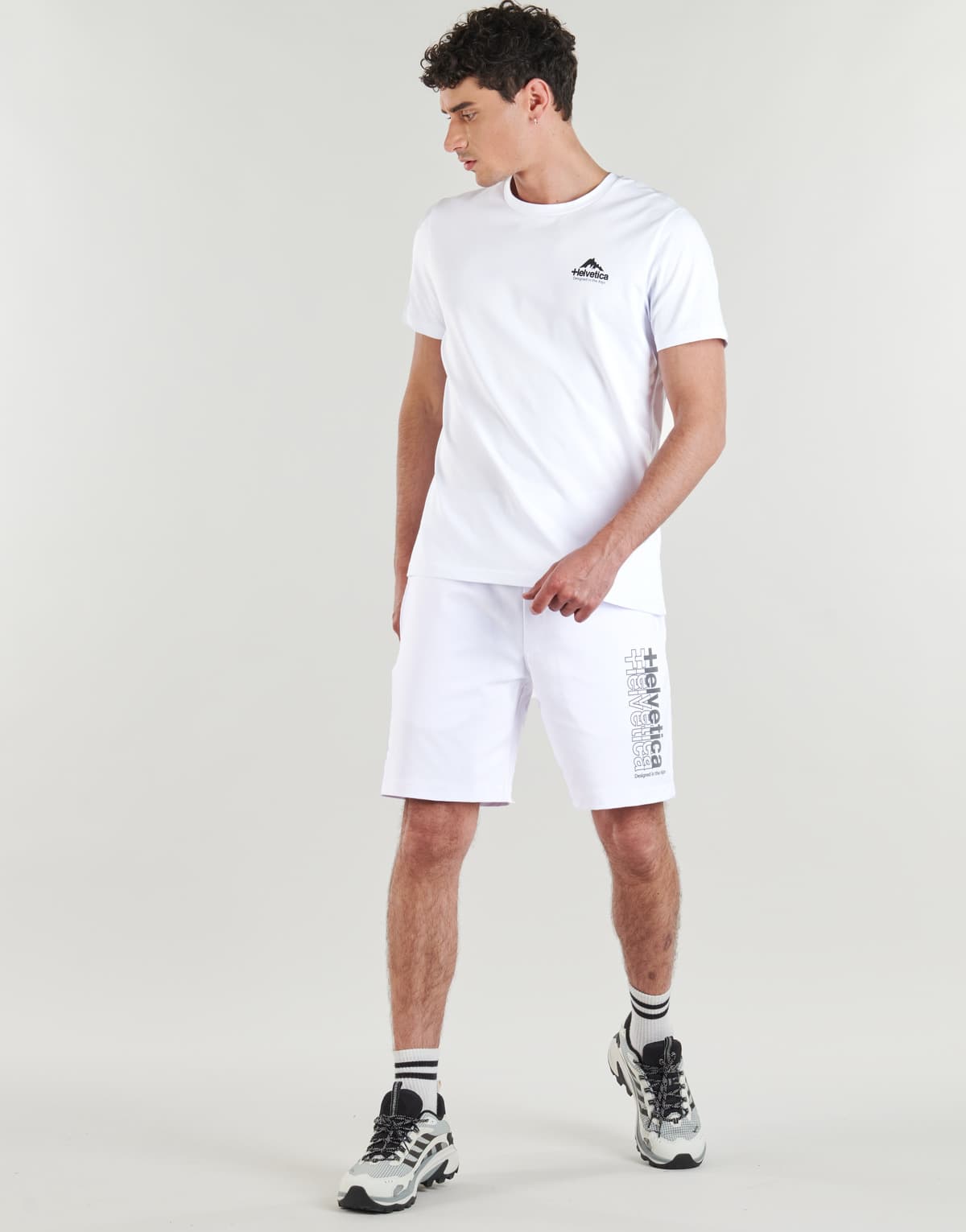 Men's T-Shirts Helvetica White