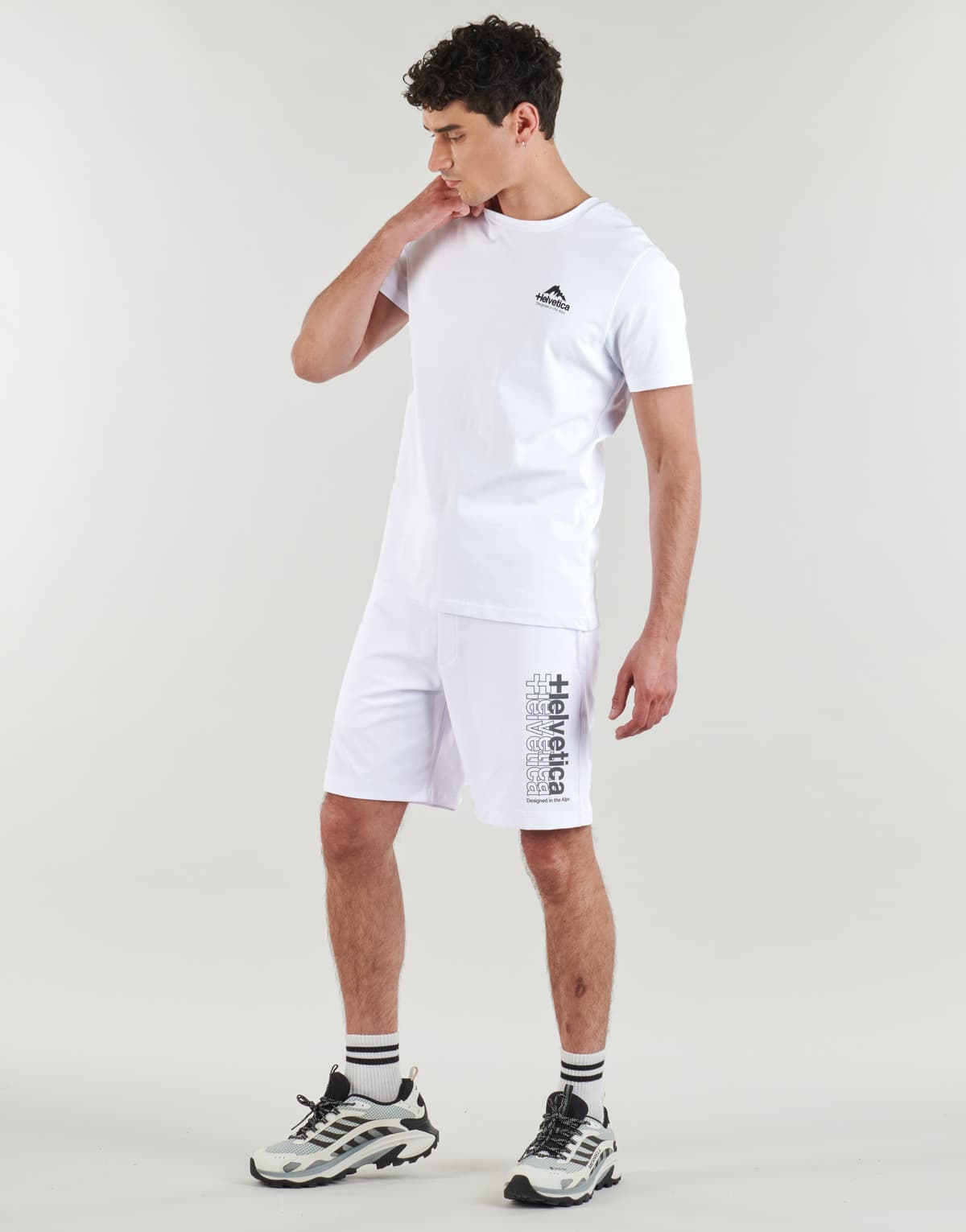 Men's T-Shirts Helvetica White