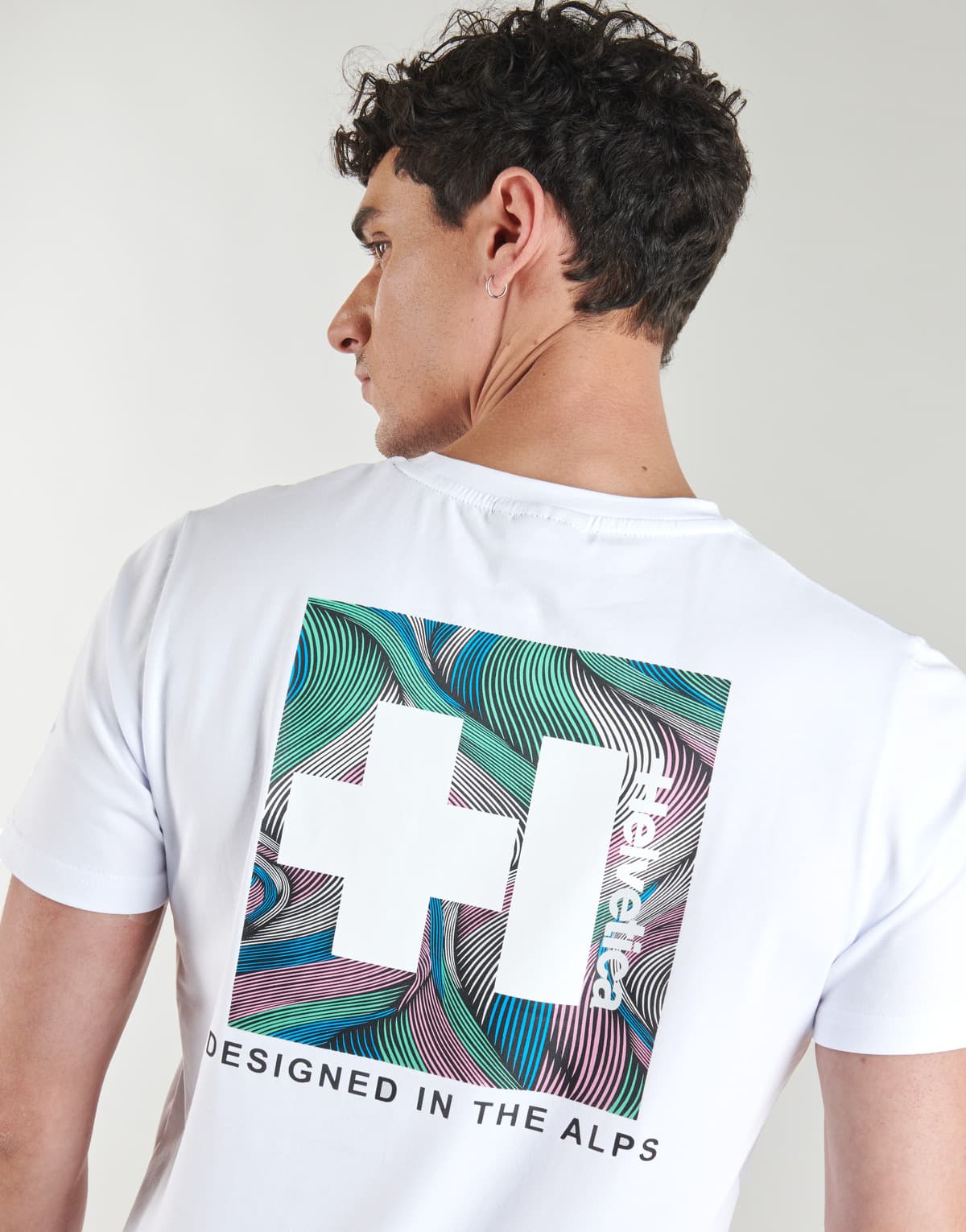 Men's T-Shirts Helvetica White