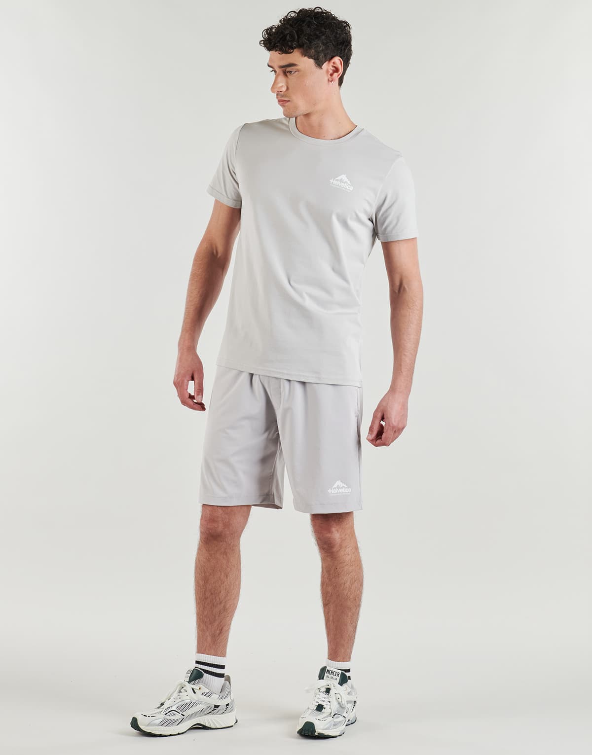 Men's T-Shirts Helvetica Gray