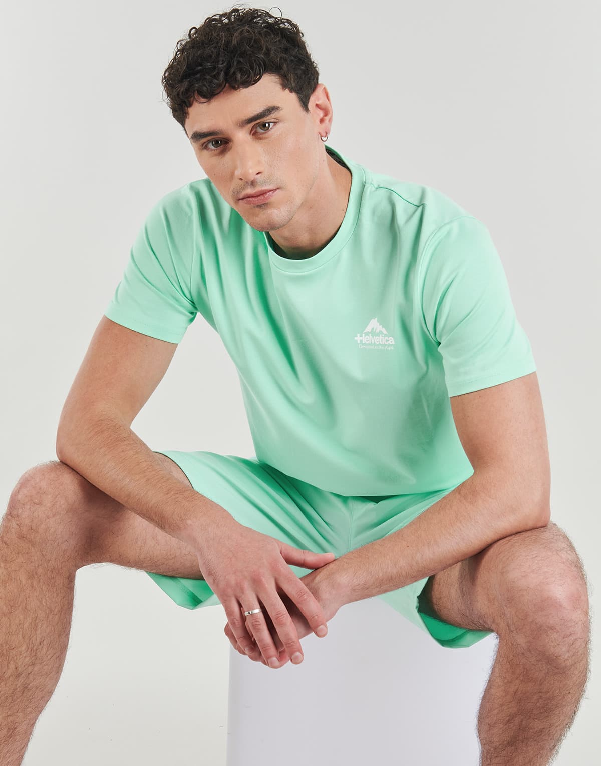 Men's T-Shirts Helvetica Blue