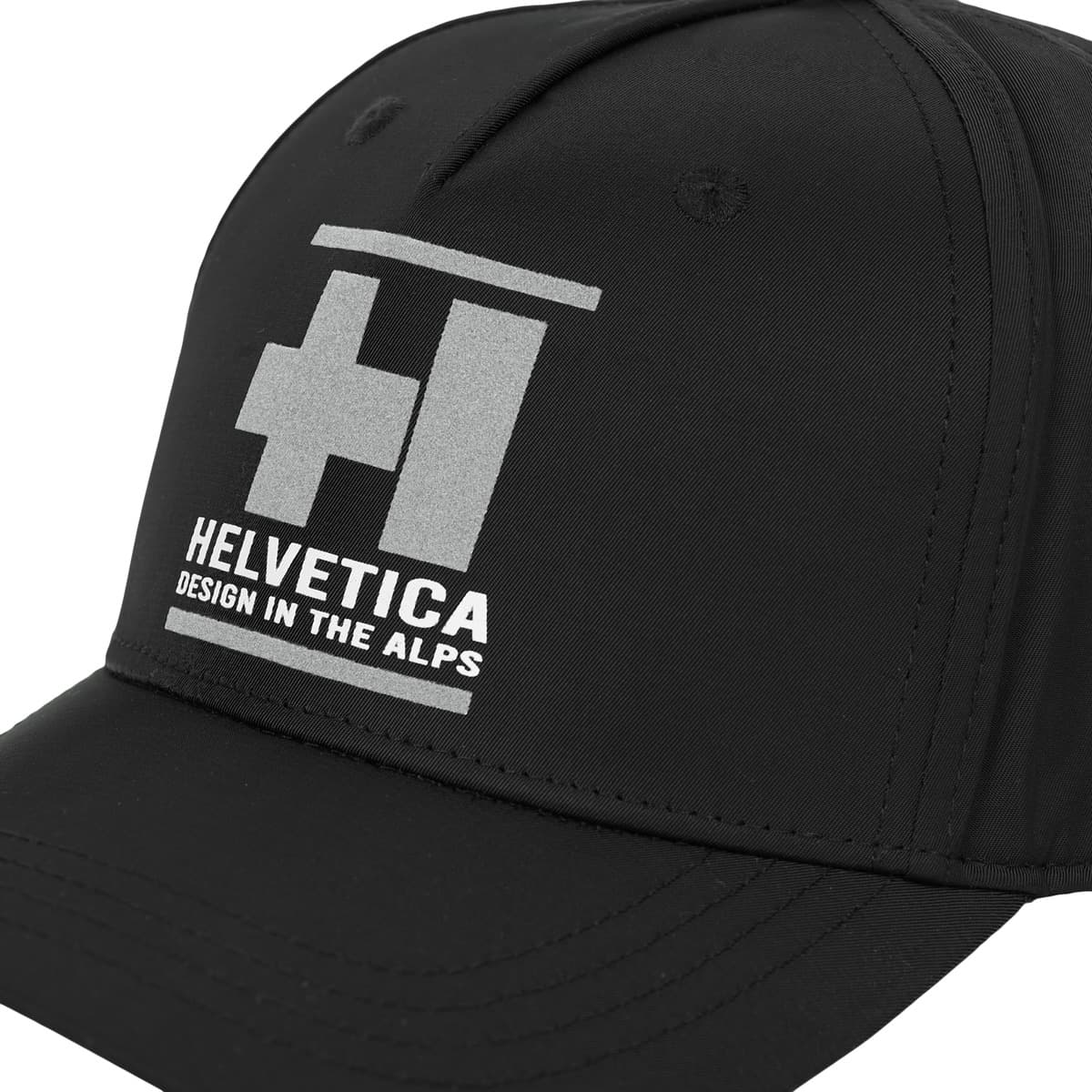 Men's Caps Helvetica Black