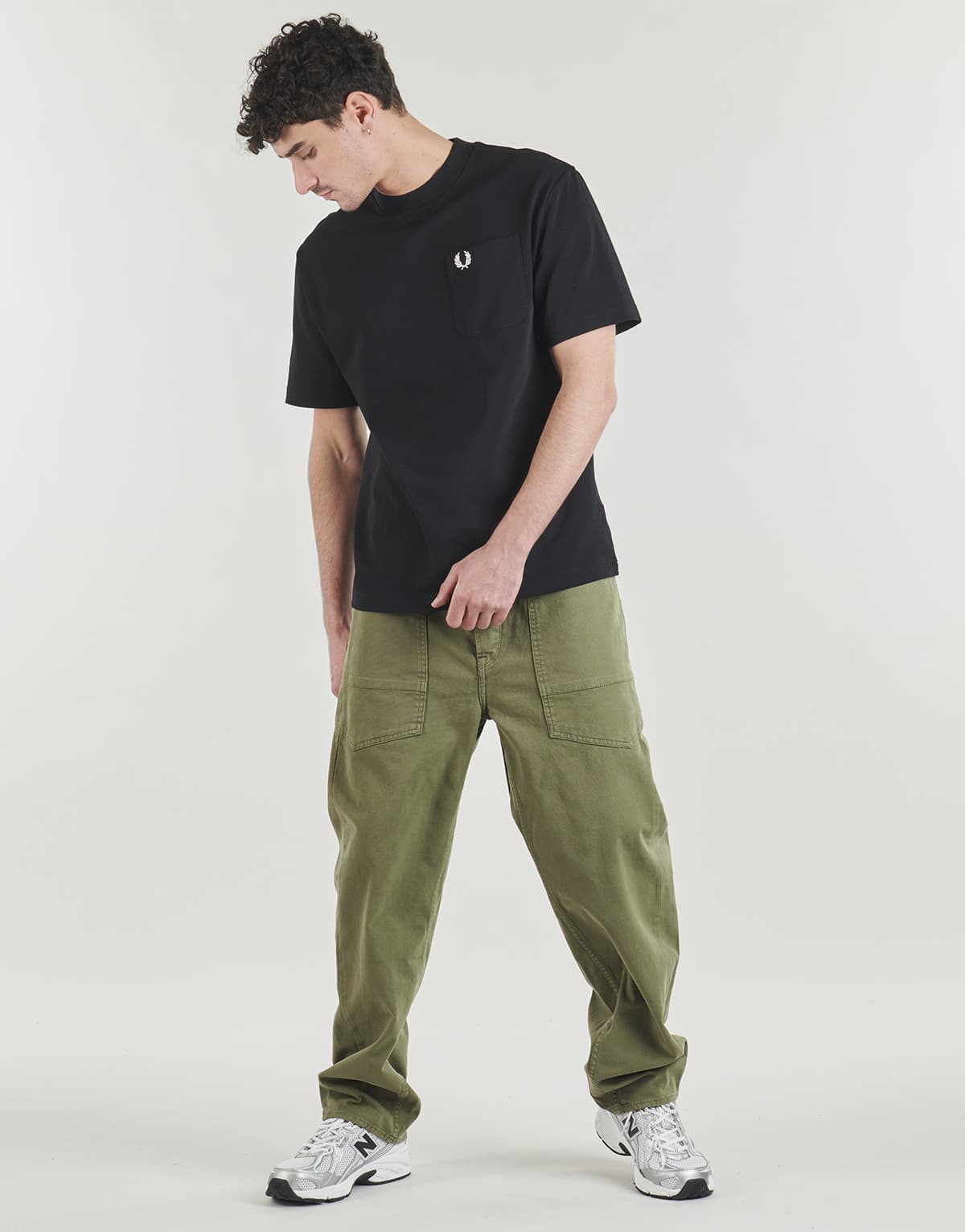 Men's Pants Le Temps des Cerises Khaki