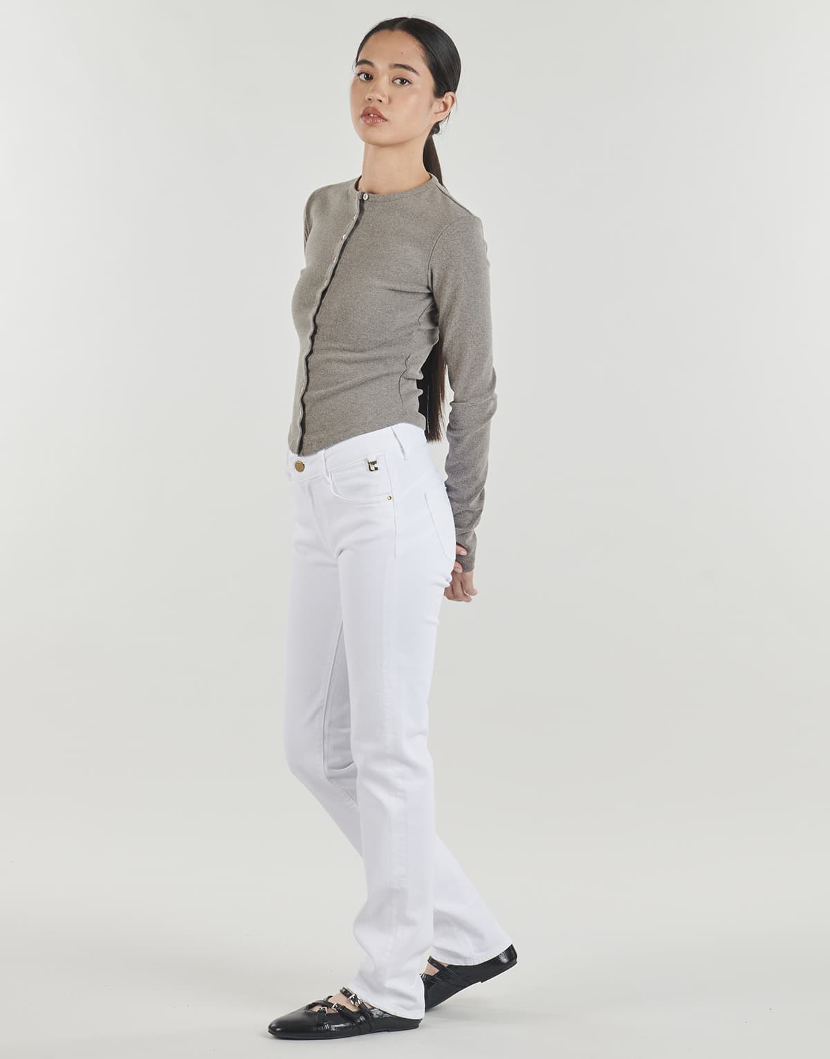 Women's Jeans Le Temps des Cerises White