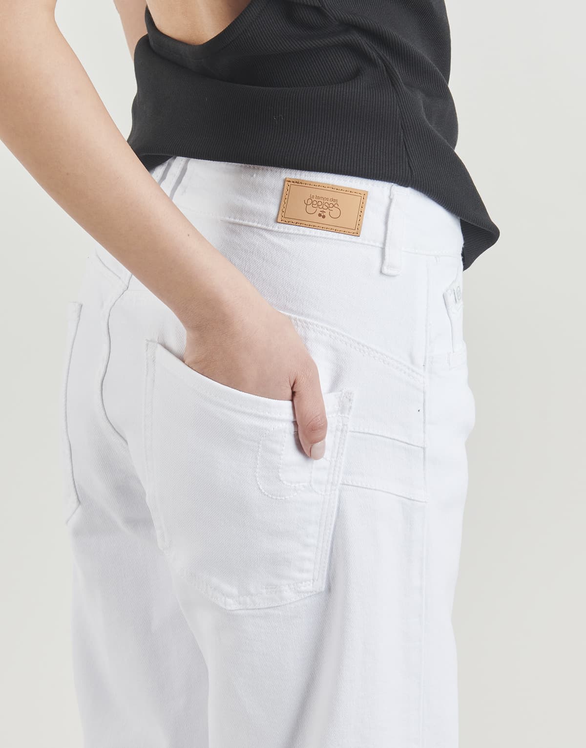 Women's Jeans Le Temps des Cerises White