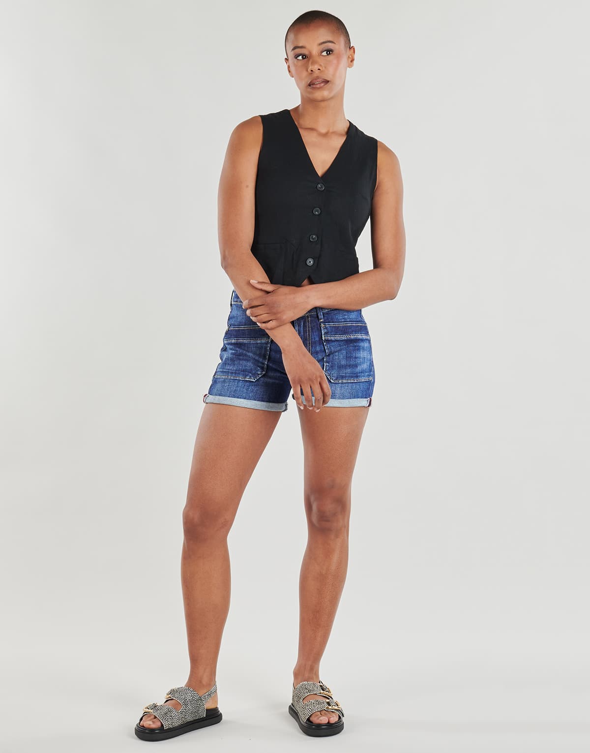 Women's Shorts Le Temps des Cerises Blue