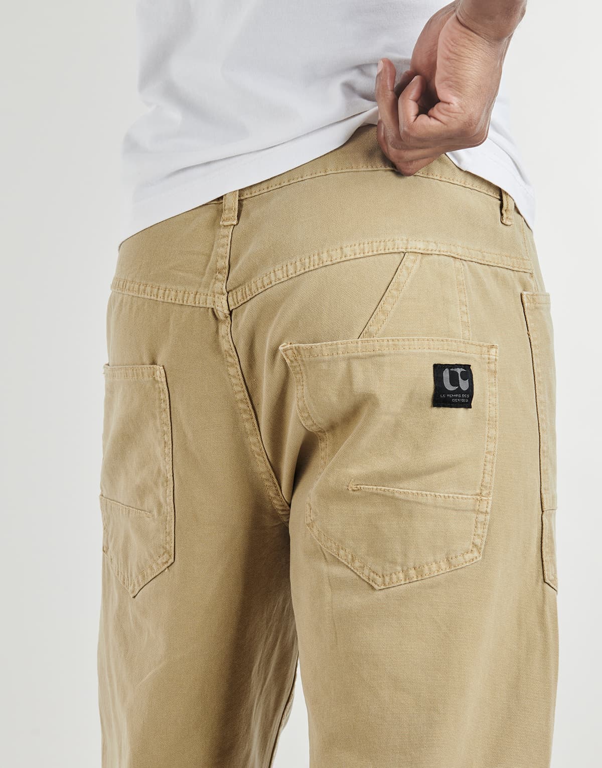 Men's Pants Le Temps des Cerises Beige