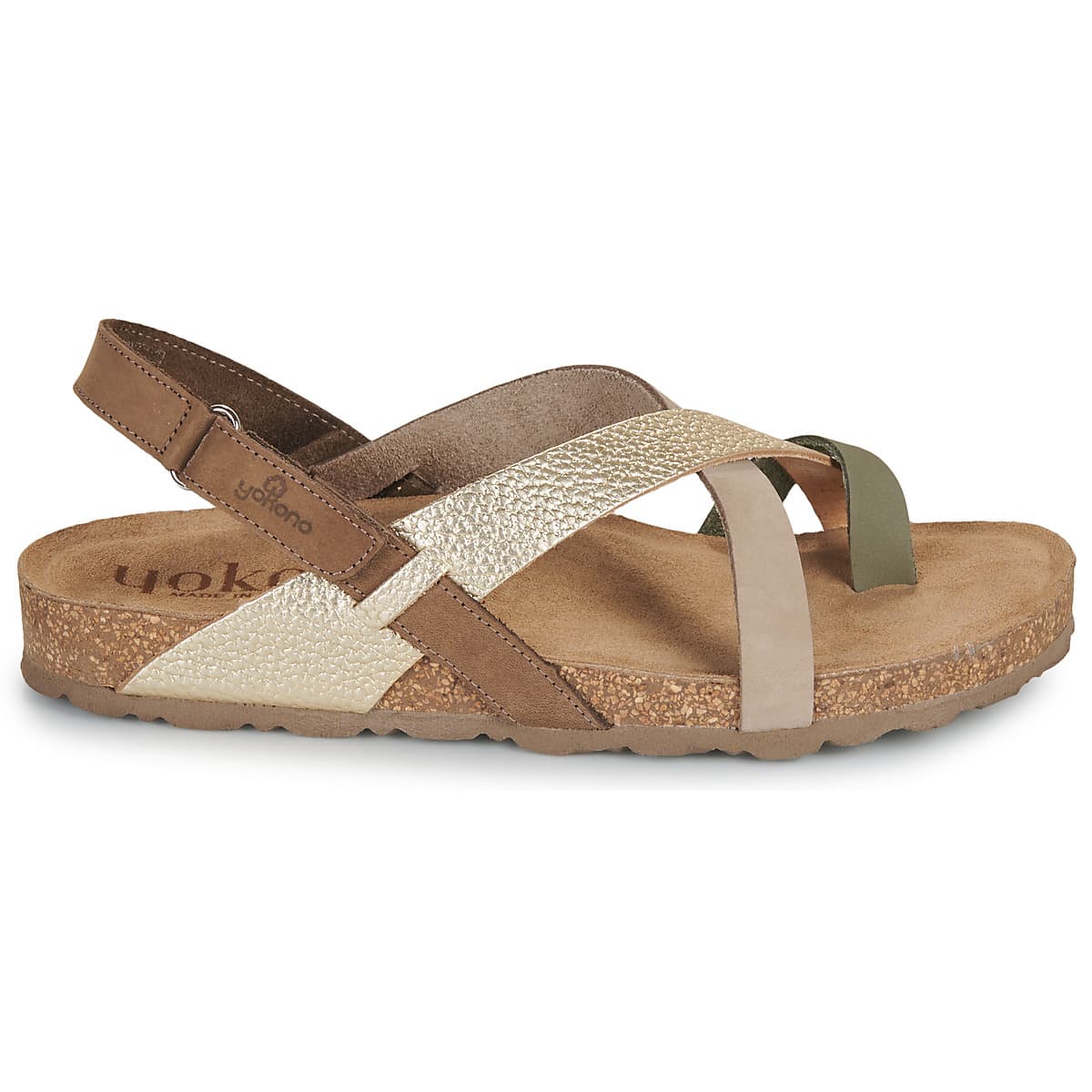 Women's Sandals YOKONO Brown
