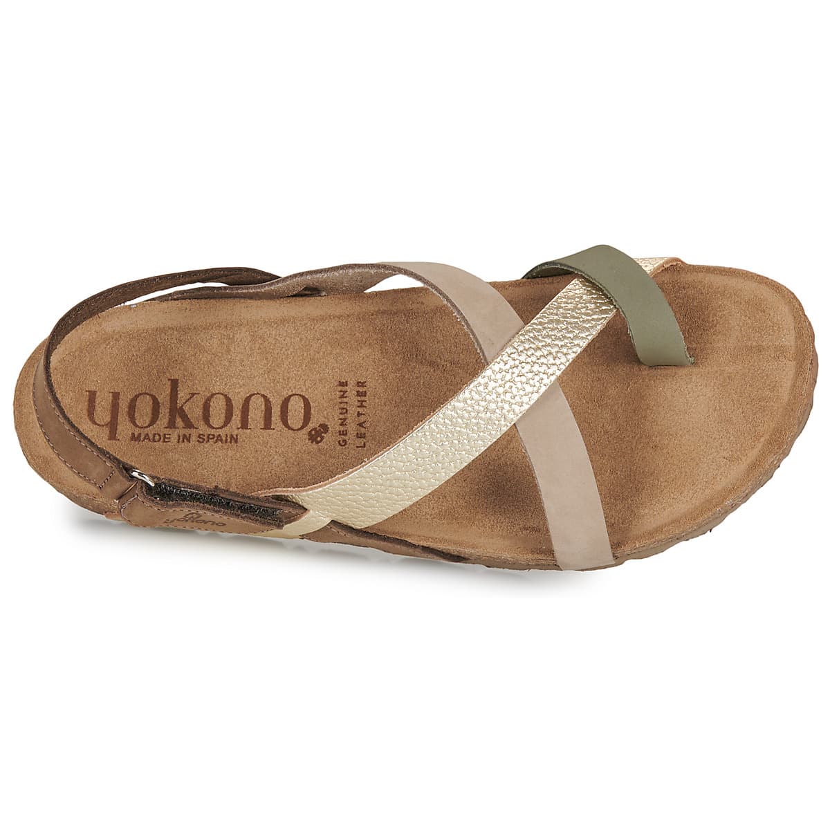 Women's Sandals YOKONO Brown