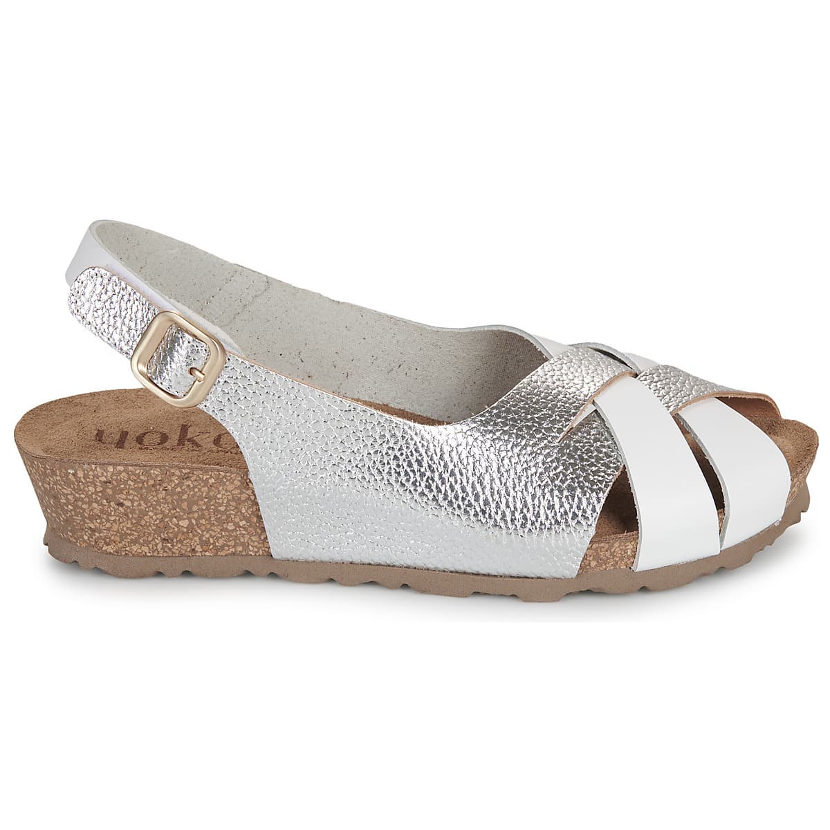 Women's Platforms YOKONO Silver