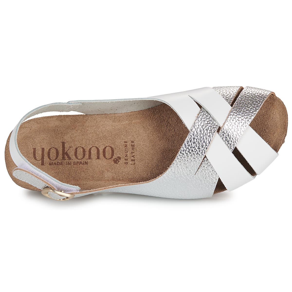 Women's Platforms YOKONO Silver