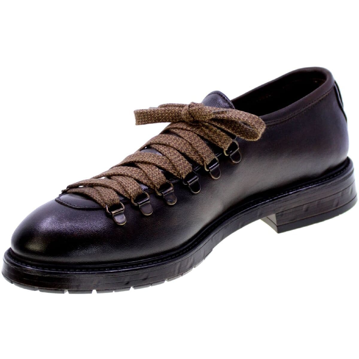 Men's Derby Shoes F.lli Rennella Brown
