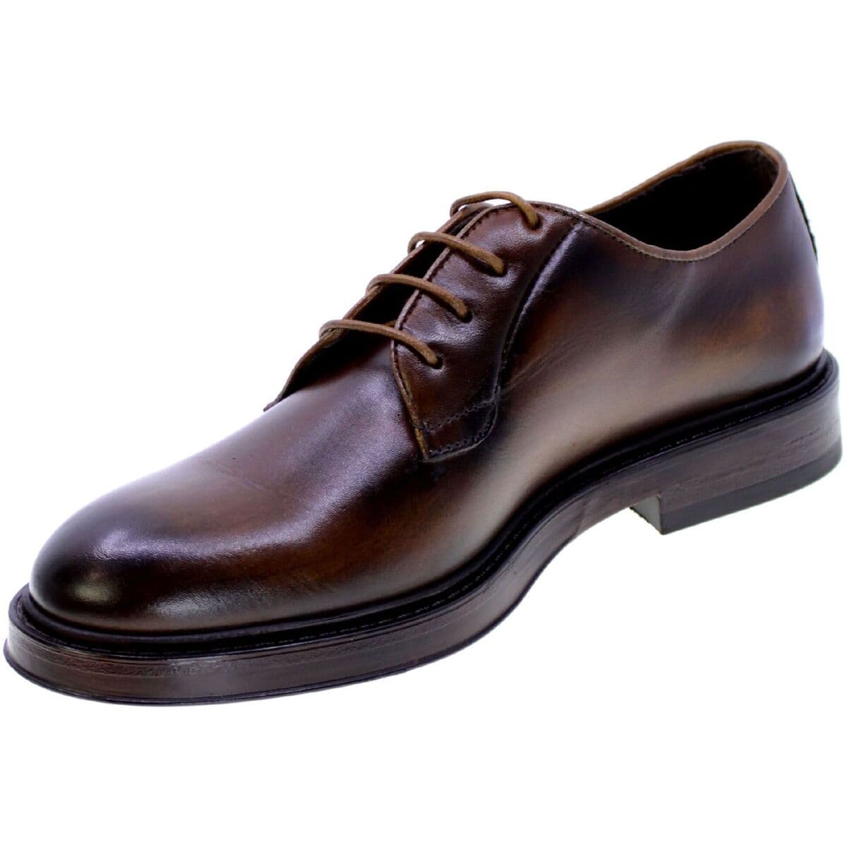 Men's Derby Shoes F.lli Rennella Brown