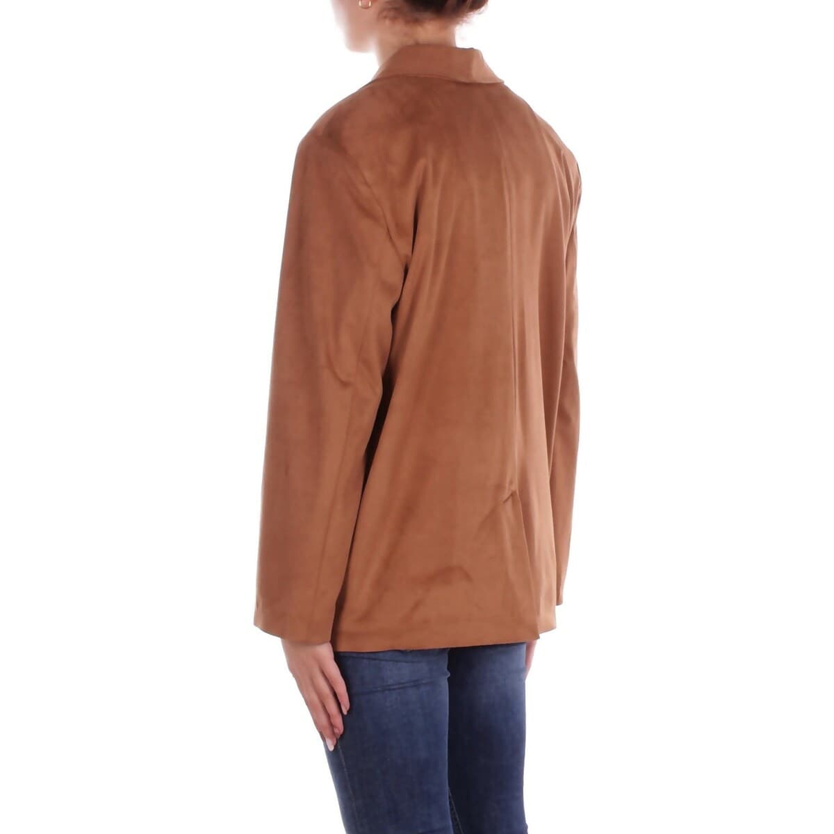Women's Blazers Kostumn1 Brown