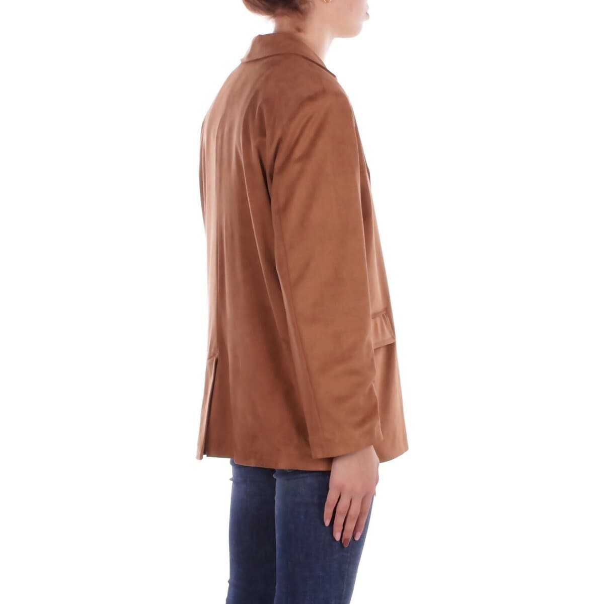 Women's Blazers Kostumn1 Brown