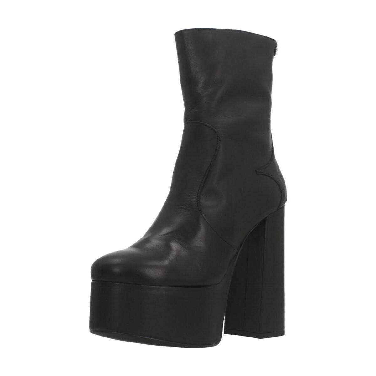 Women's Ankle Boots Yellow Black