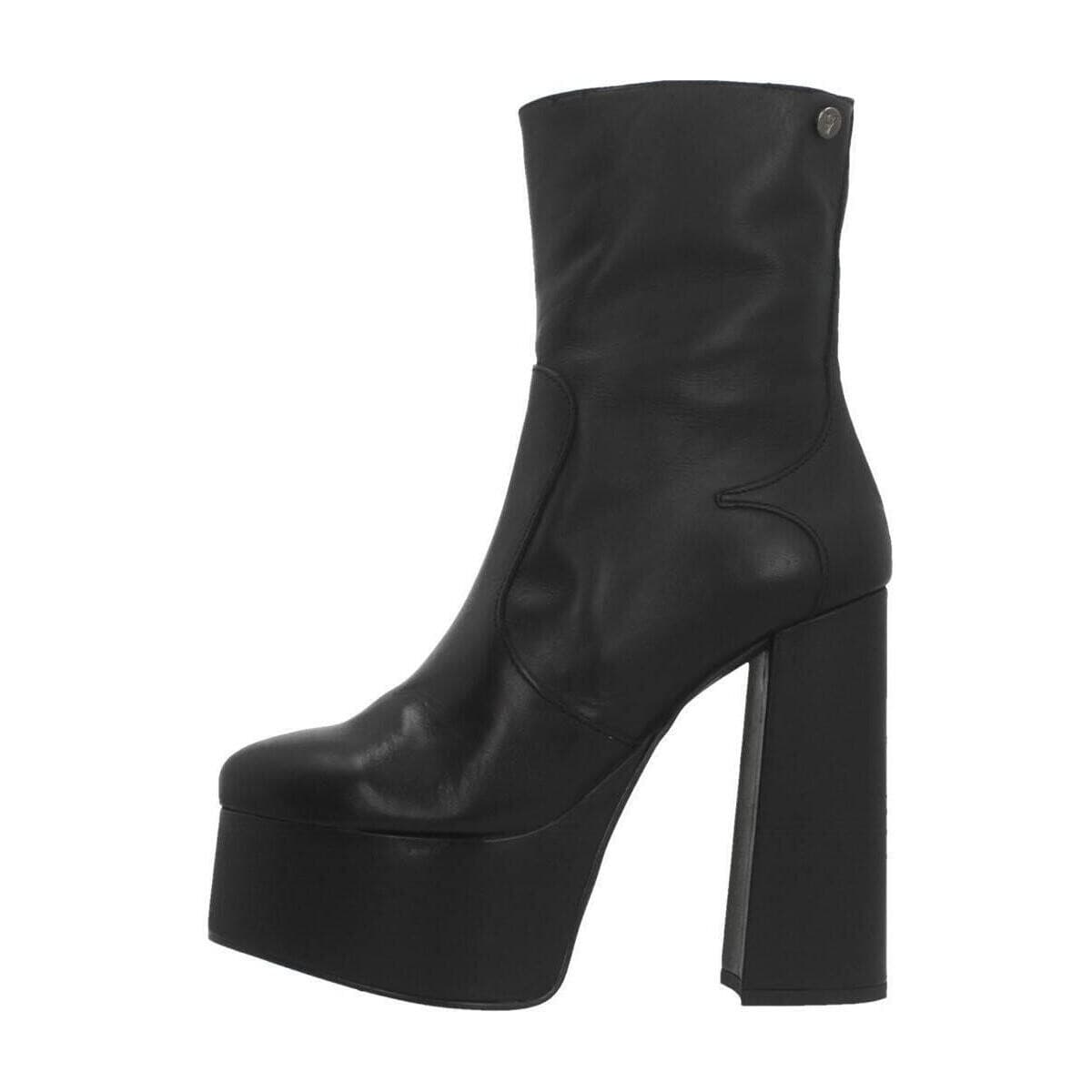 Women's Ankle Boots Yellow Black