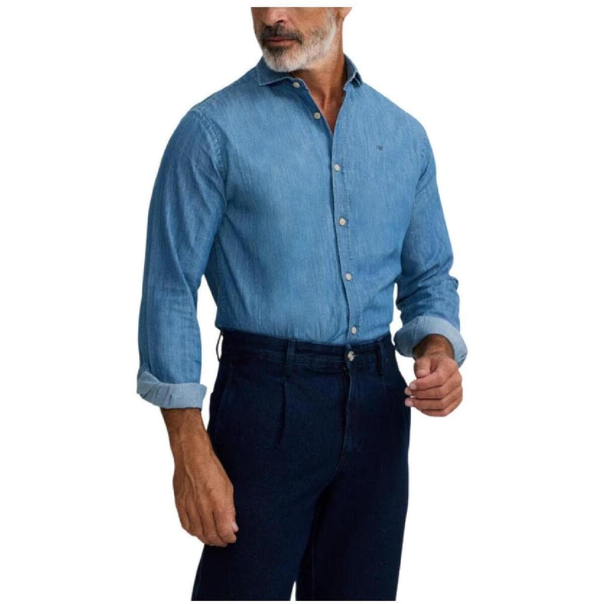 Men's Shirts Silbon Blue