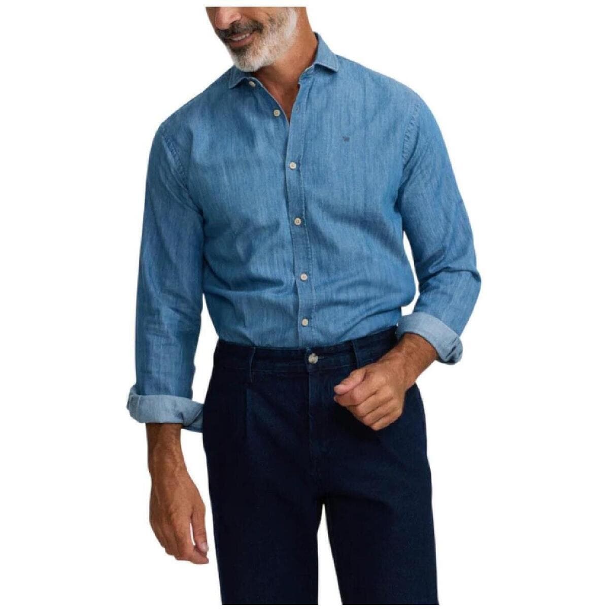 Men's Shirts Silbon Blue