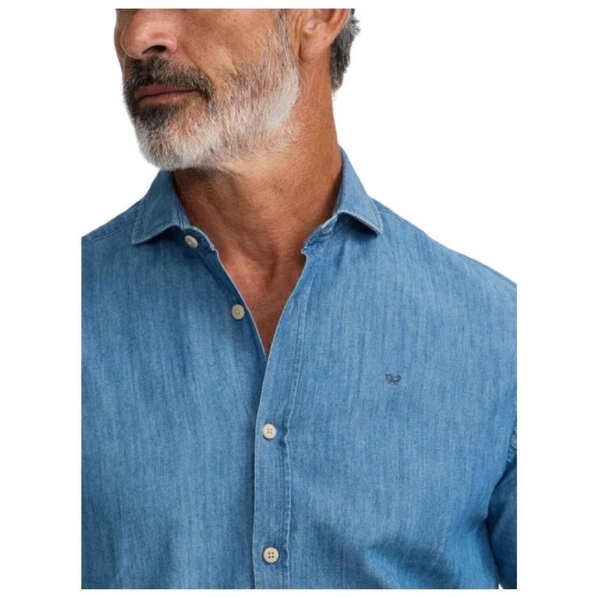 Men's Shirts Silbon Blue