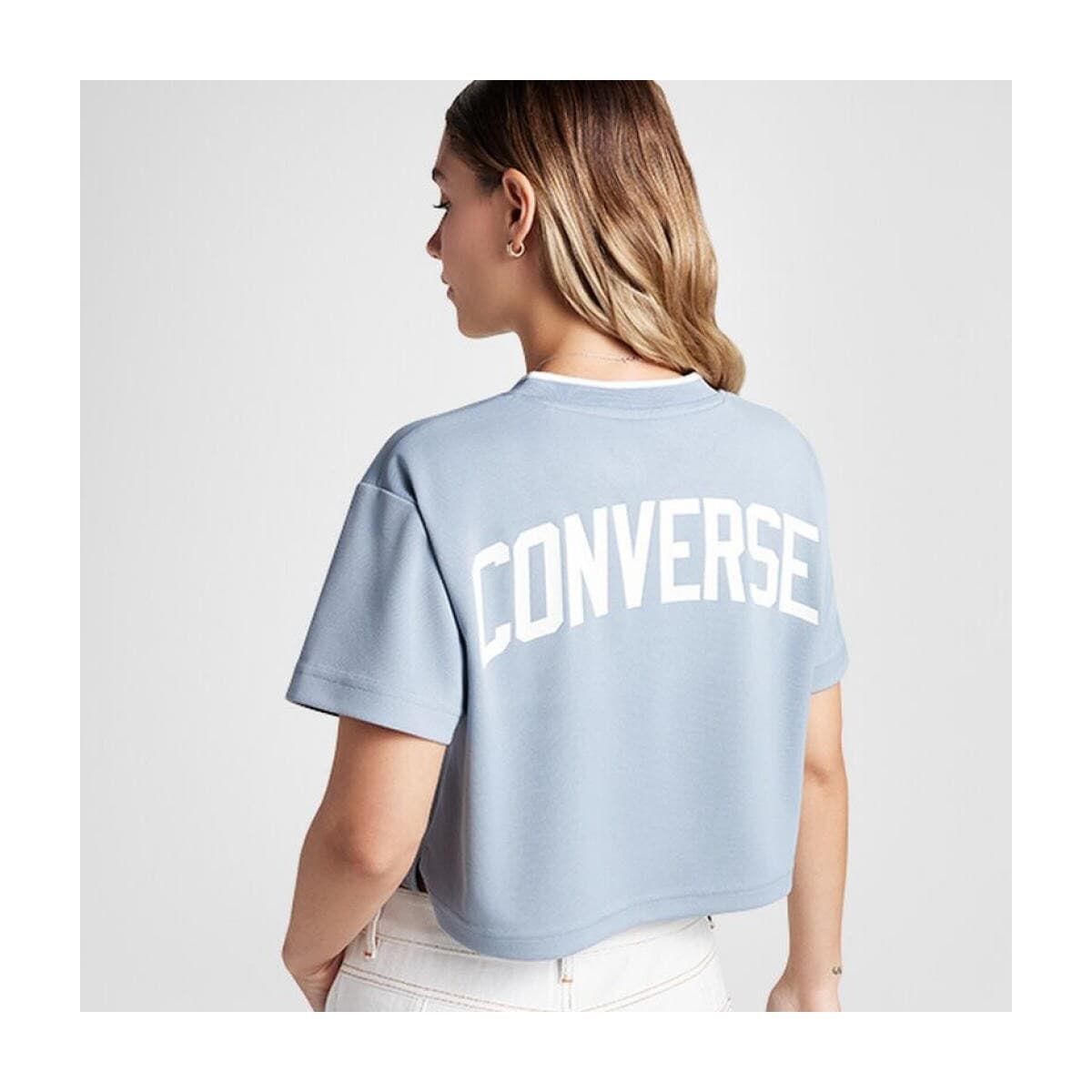 Women's T-Shirts Converse Blue