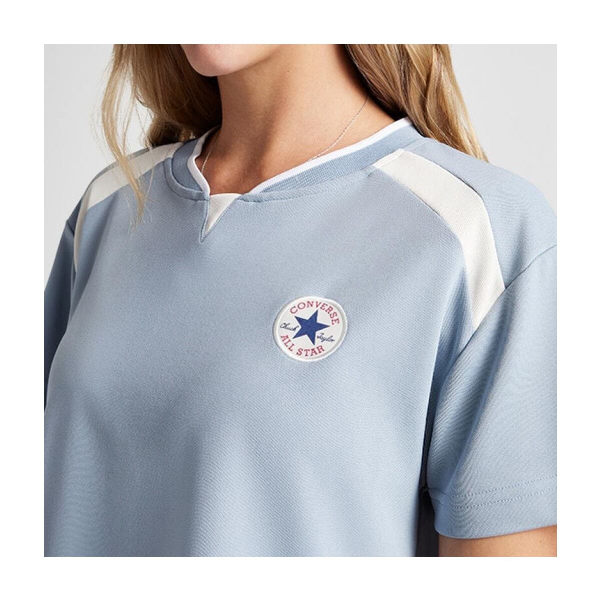 Women's T-Shirts Converse Blue