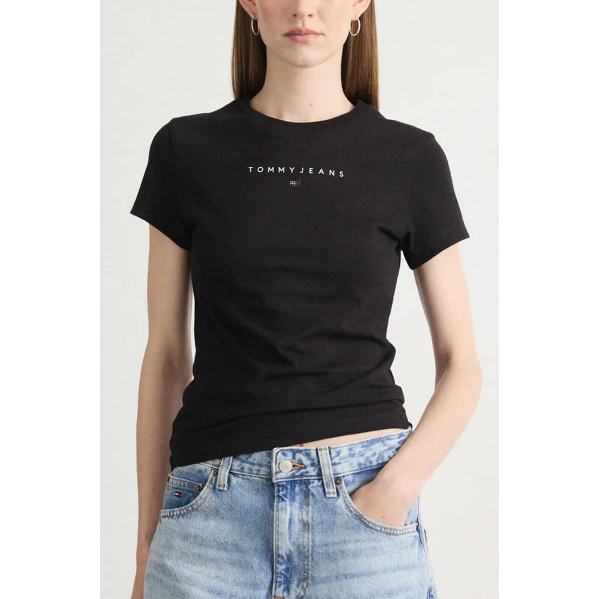 Women's T-Shirts Tommy Jeans Black